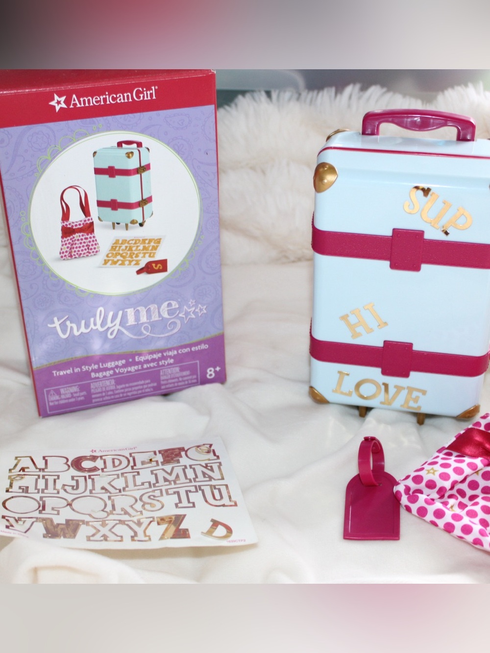American girl doll travel in style* truly me set